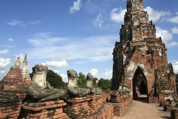 Antiguo ayutthaya antigua cultura tailandesa — Foto de Stock