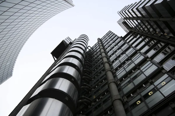 Stadt london moderne architektur lloyds gebäude uk — Stockfoto