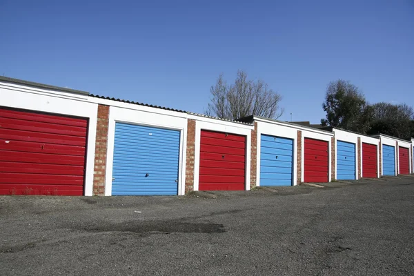 stock image Lock up garages