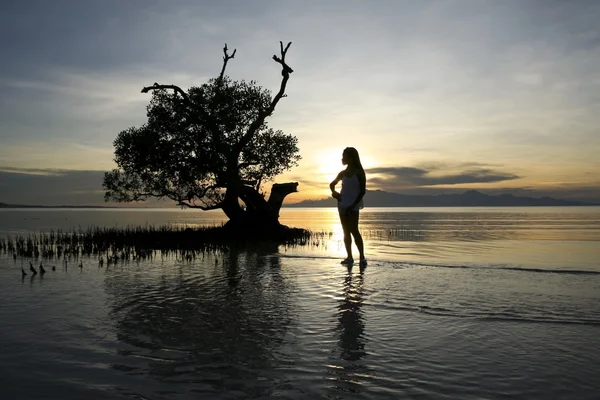 stock image Siquijor sunset