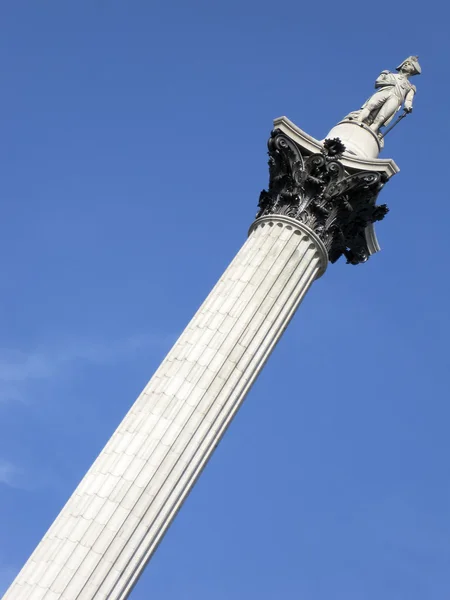 Nelsons column trafalgar square — Stock Photo, Image