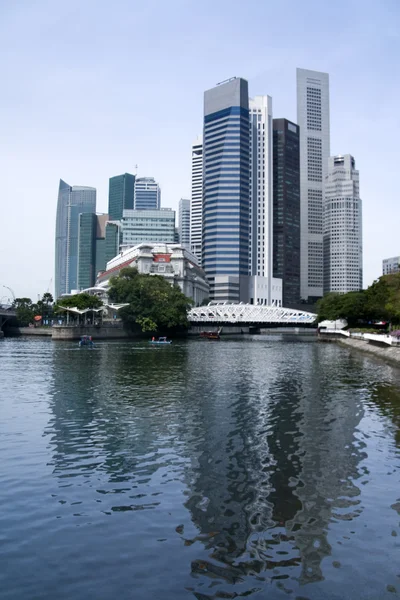 stock image Singapore financial district