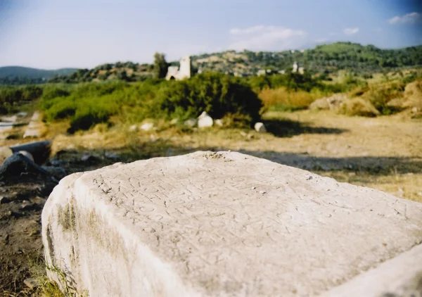 Obélisque lycien Patara ruines dinde — Photo