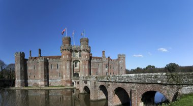 Herstmonceux kale Doğu sussex İngiltere'de