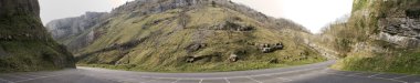 Cheddar gorge yol somerset, İngiltere