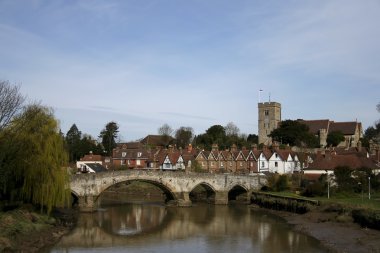 Aylesford medieval bridge clipart