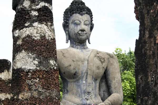 Ruiny świątyni sukothai Buddy Tajlandia — Zdjęcie stockowe