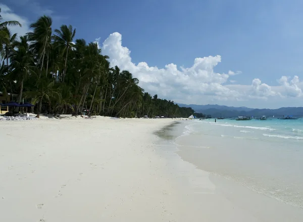 Boracay island bílé pláže — Stock fotografie