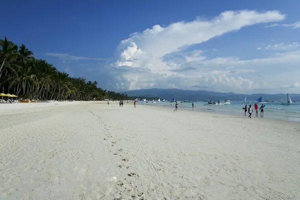 Boracay νησί λευκή παραλία — Φωτογραφία Αρχείου