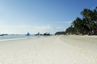 Boracay Adası beyaz beach