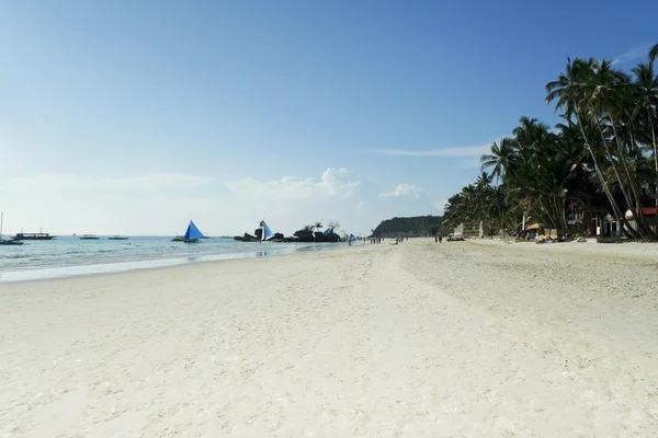 Boracay Island weißer Strand — Stockfoto