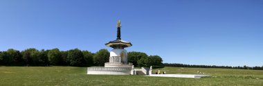 Peace pagoda milton keynes clipart