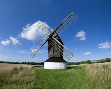 Pitstone windmill english countryside clipart