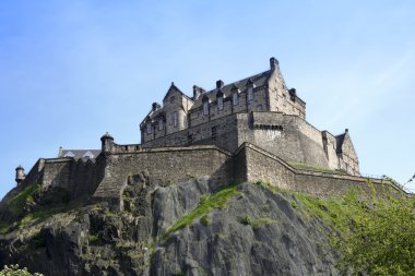 Edinburgh castle scotland clipart
