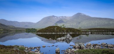 Rannoch moor scottish highlands clipart