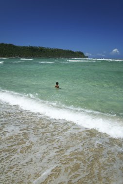 küçük çocuk tropikal Filipinler beach