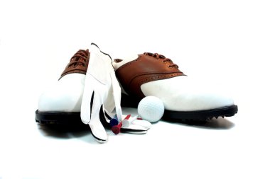 Golf shoes clipart