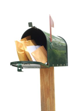 Isolated Mailbox clipart