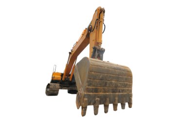 Huge excavator clipart