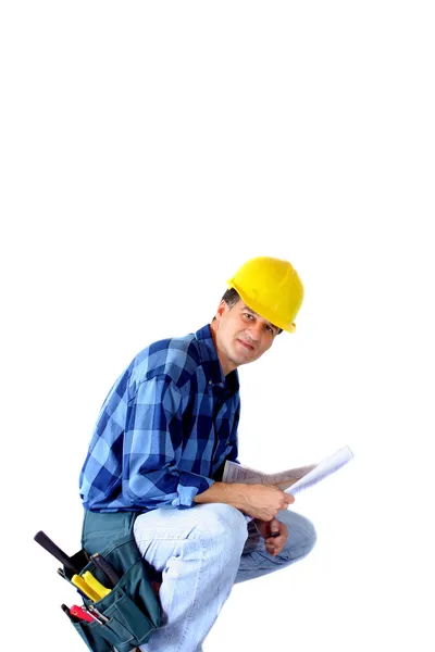 Contractor isolated — Stock Photo, Image