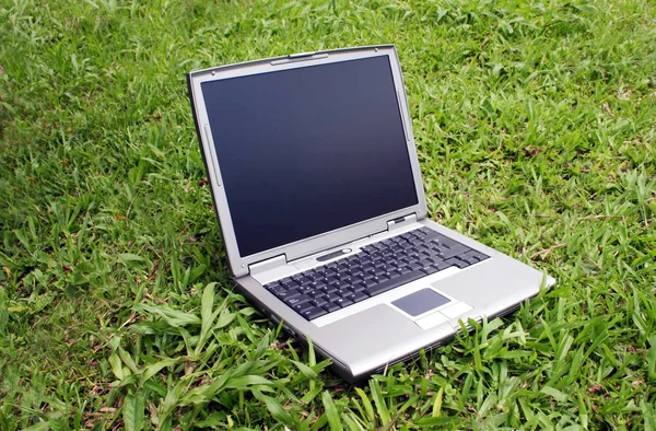 Outdoors Computer — Stock Photo, Image