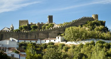 WALLS OF OBIDOS - PORTUGAL clipart