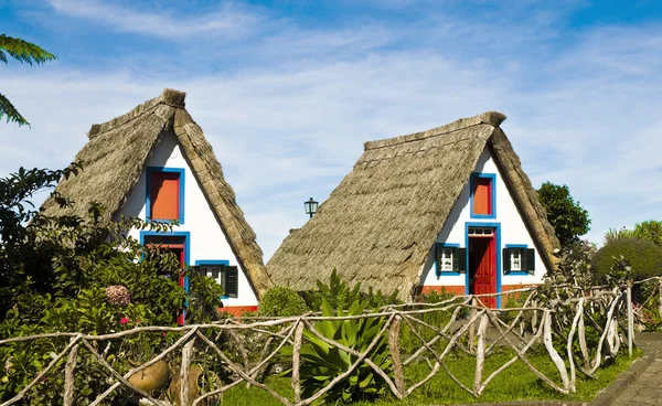 stock image Typical house, of Santana, Madeira, Port