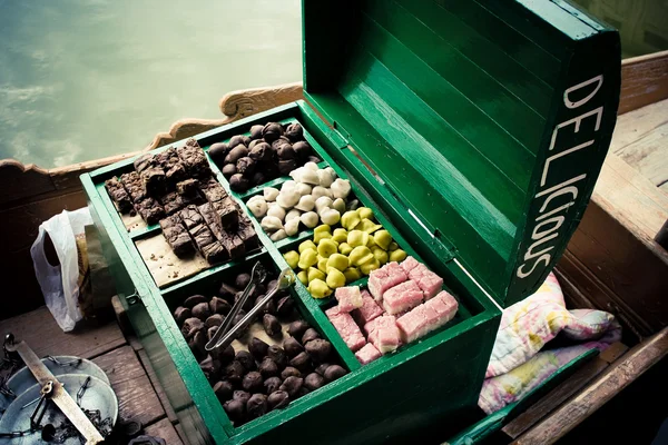 stock image Indian sweets.