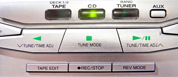 CD player controls — Stock Photo, Image