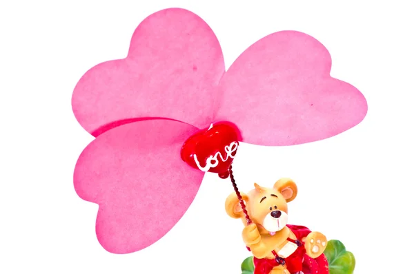 stock image Three hearts and toy