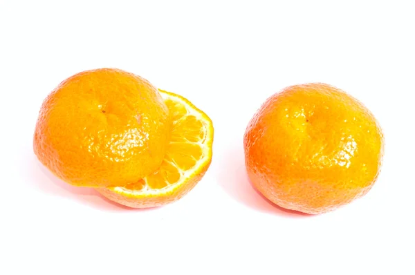 Двох мандарини — стокове фото