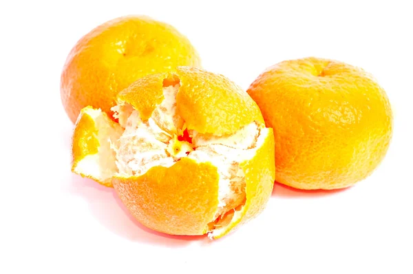 Drei Mandarinen — Stockfoto