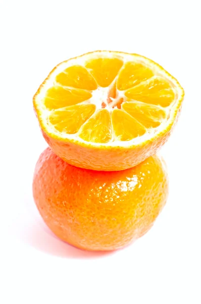 Half of mandarin — Stock Photo, Image