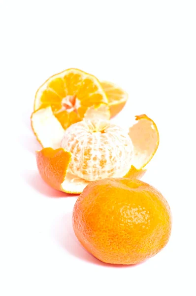 Lijn van mandarijnen — Stockfoto
