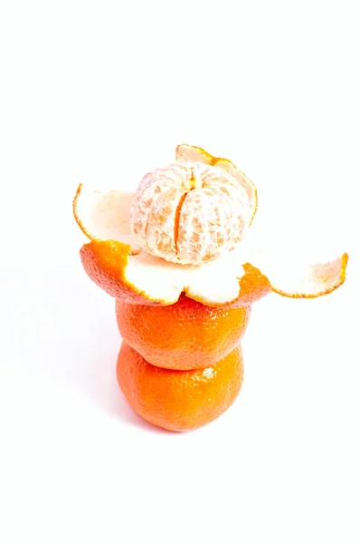 Piramide van mandarijnen — Stockfoto