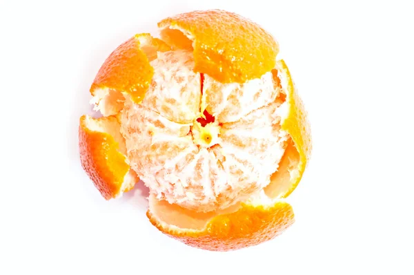 Temizlenen mandarine — Stok fotoğraf