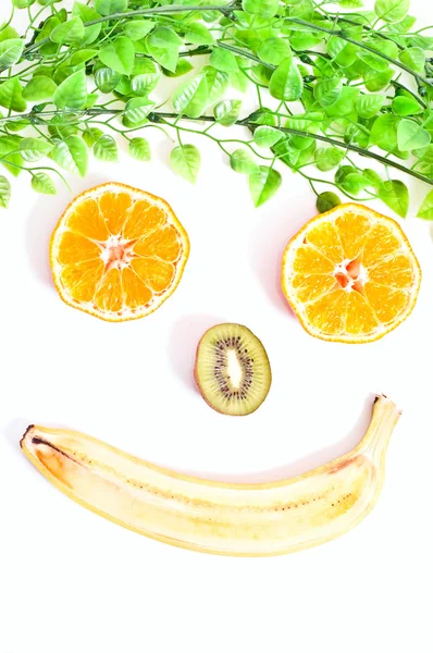 Cara de fruta — Fotografia de Stock