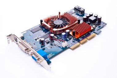 PC hardware video card clipart