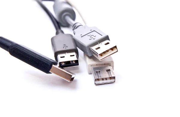 USB καλώδια — Φωτογραφία Αρχείου