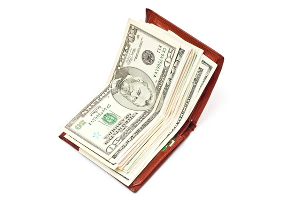 Dinheiro na carteira — Fotografia de Stock