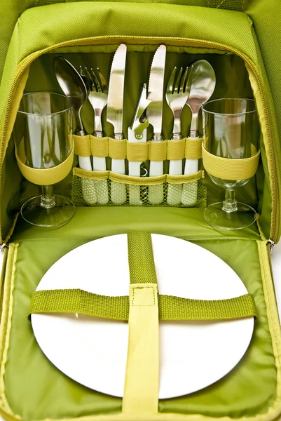 Piknik çanta — Stok fotoğraf