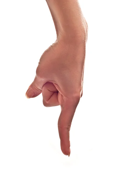 Woman's finger — Stock Photo, Image