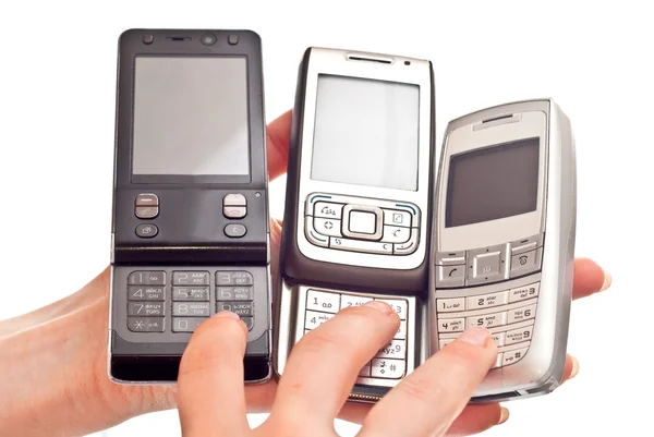Telefony komórkowe — Zdjęcie stockowe
