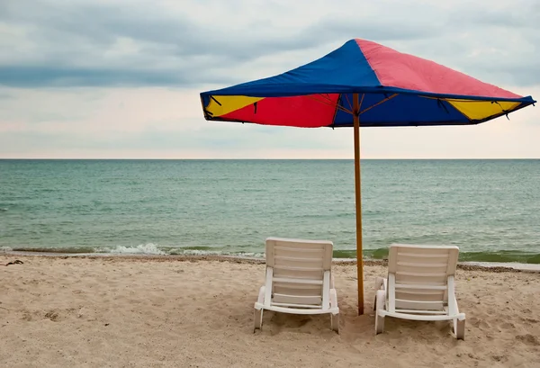 Cadeiras de praia — Fotografia de Stock