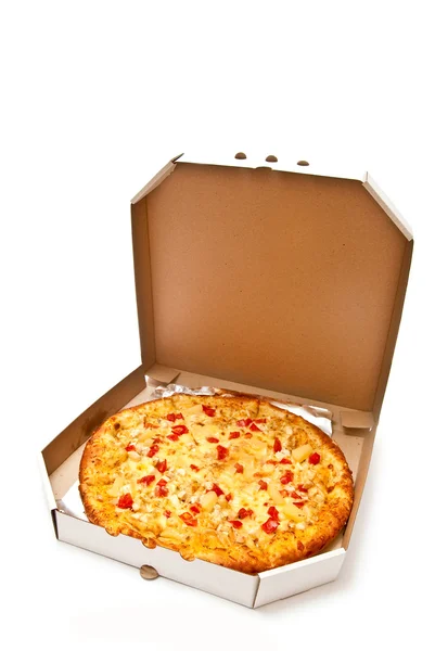 Boxed Pizza — Stockfoto