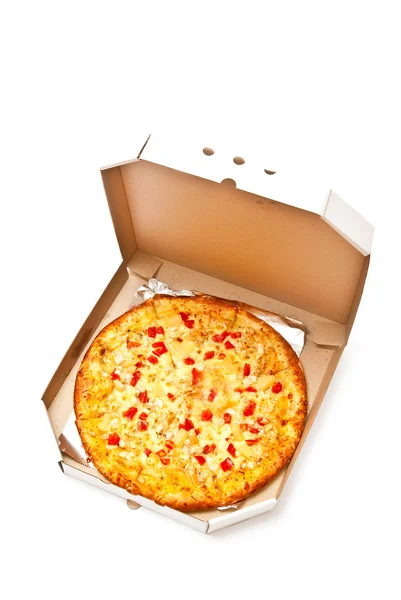 V rámečku pizza — Stock fotografie