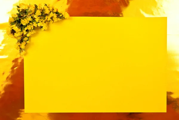 Přání na žluté — Stock fotografie
