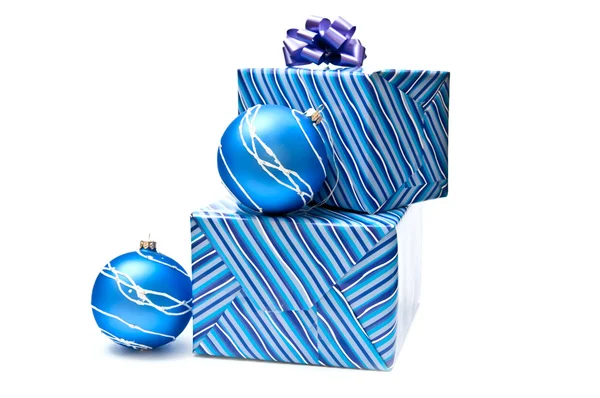 Noel dekorasyonu ve hediyeler — Stok fotoğraf