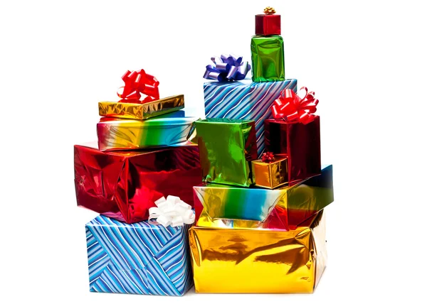 Cajas de regalo apiladas —  Fotos de Stock