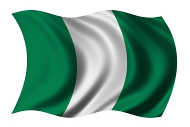 Flag of Nigeria clipart